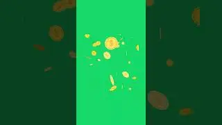 green screen falling money 