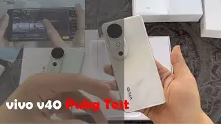 Vivo v40  Pubg test  vivo v40 full cod test | vivo v40 full pubg graphics