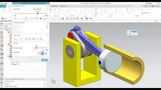 Siemens NX Motion: Crank Piston Mechanism