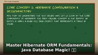 Java Hibernate ORM Tutorial: Master Database Magic Fundamentals! ✨🚀