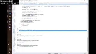 MontruJdbc_D2E1: Getting serious: read attributes, execute the first data select