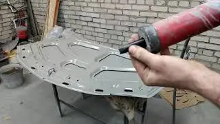 Рено Логан. Кузовной ремонт. Ремонт передка, лонжеронов