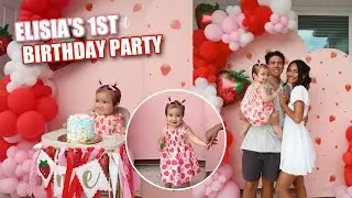 ElISIA'S 1ST BIRTHDAY PARTY!! preparing, setting up & opening gifts
