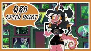 Q&A SPEED PAINT 🎃HALLOWEEN 🎃
