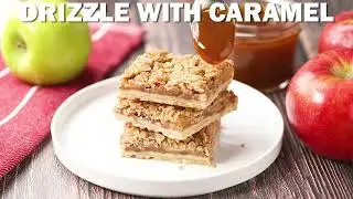 CARAMEL APPLE STREUSEL BARS