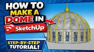 How to Make  Dome in SketchUp  Easy SketchUp Tutorial