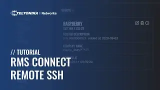 RMS Connect - Remote SSH Tutorial | Teltonika Networks