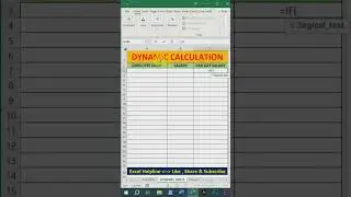 Ms excel interview question || Logic calculation in excel #learnexcel #exceltips #msexcel