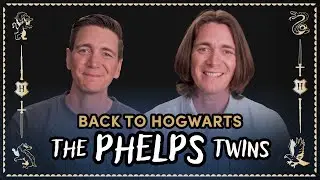 James and Oliver Phelps Celebrate Back to Hogwarts