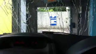 Going through the car wash! :D