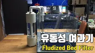유동성 외부여과기 만들기-Fluidized Bed Reactor (Sand, Moving Bed Bio Filter)