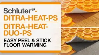 Schluter®-DITRA-HEAT-PS & DITRA-HEAT-DUO-PS Peel & Stick Uncoupling Membranes!