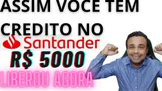 SANTANDER FAÇA ISSO PARA TER CREDITOS #santander