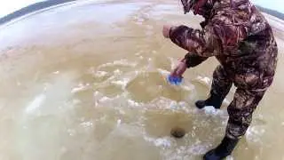 Щука зимой на Флажки ч.1