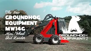 The Groundhog Equipment MW14G Mini-Wheel Skid Loader