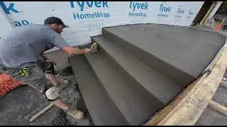 Simple Concrete Steps With ADA Ramp On A Time Crunch!