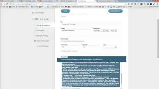 How to setup your ePub on nook for sale on Barnes & Noble (2014)