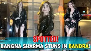 Kangna Sharma Spotted in Bandra! 🎥 | Exclusive Look & Fan Moments! 