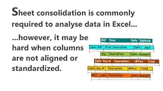 How to consolidate multiple sheets in Excel.