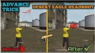 Desert Eagle One tap Tricks || GarenaFreefire || vinay Gamers