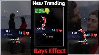 New Viral Rays Effect tutorial || how to make trending Rays effect video editing 2023