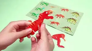 3D Paperboard Puzzle #Dinosaur #puzzles #how to play