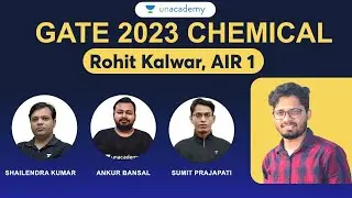 AIR 1 GATE 2023 Rohit Kalwar With Shailendra Kumar, Sumit Prajapati and Ankur Bansal