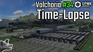 TIMELAPSE CENTRAL TRAIN STATION | VOLCHORIA EP34 | CITIES SKYLINES 2 