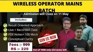 Wireless Operator Mains New Batch // Wireless Operator // Mains Batch Wireless Operator.