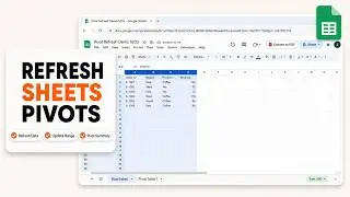 How to Refresh a Pivot Table in Google Sheets Step by Step