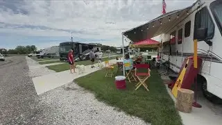 RV Village Preparing for Game Day