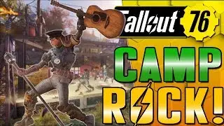 #Fallout76 C.A.M.P ROCK!  - Music concert camp build!