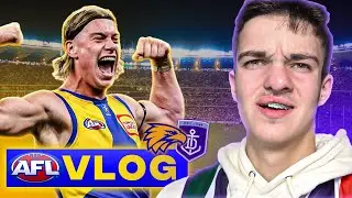 HARLEY REID CAUSES DERBY DISASTER! West Coast vs Fremantle 2024 AFL Vlog