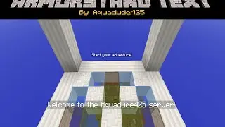 Floating Armorstand Text | Minecraft | Commands