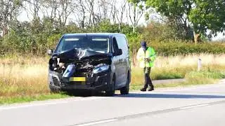 Kvinde hårdt kvæstet: Påkørt af varevogn
