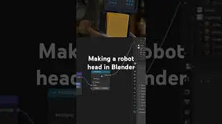 Making a robot head in Blender 