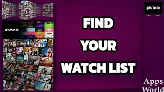 How To Find Your Watch List On Pluto TV App
