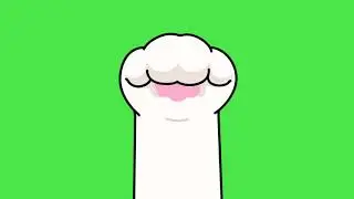 Green Screen Cat Paw (Not mine!!)
