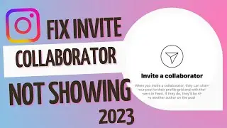 How to Fix Invite Collaborator Option Not Showing