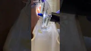 Ear drops expanded the wax plug..