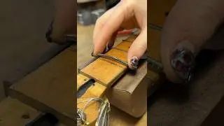 Refret on a Fender Prodigy with a lacquered maple fretboard