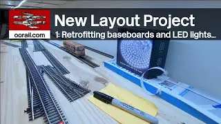 New Model Railway Layout Build - Part 1 Baseboards and LED Lighting | oorail.com