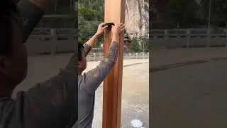 falsa columna de madera #arquitectura #construccion #herramientas #aicostudio #tutorial #tips