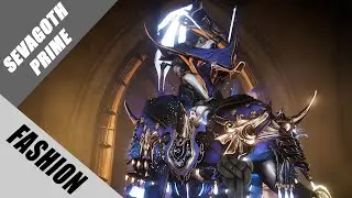 Warframe | Fashion Frame | Sevagoth Prime : Royal Blue