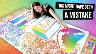 I mixed together three gradient puzzles. Can I still solve them?