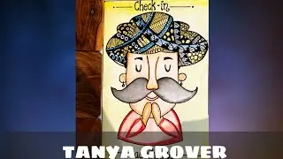 𝐊𝐇𝐀𝐌𝐌𝐀 𝐆𝐇𝐀𝐍𝐈❤️ | Yes, ICANDRAWWITHGROVER'S ❤️ | Tanya grover | #shorts #mandaladrawing