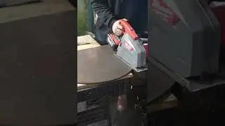 Cutting steel like butter! 