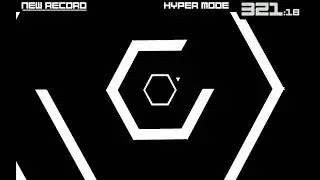 Super Hexagon - Getting 412 Seconds on Hyper Hexagonist
