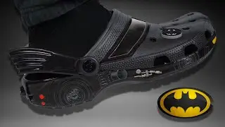 Batman Batmobile Crocs On Foot Review & Sizing: Step into Gotham