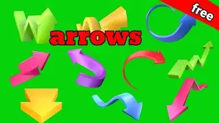 #greenscreen #chromakey #footage  Arrow greenscreen, 3D arrow, arrow animated greenscreen animation